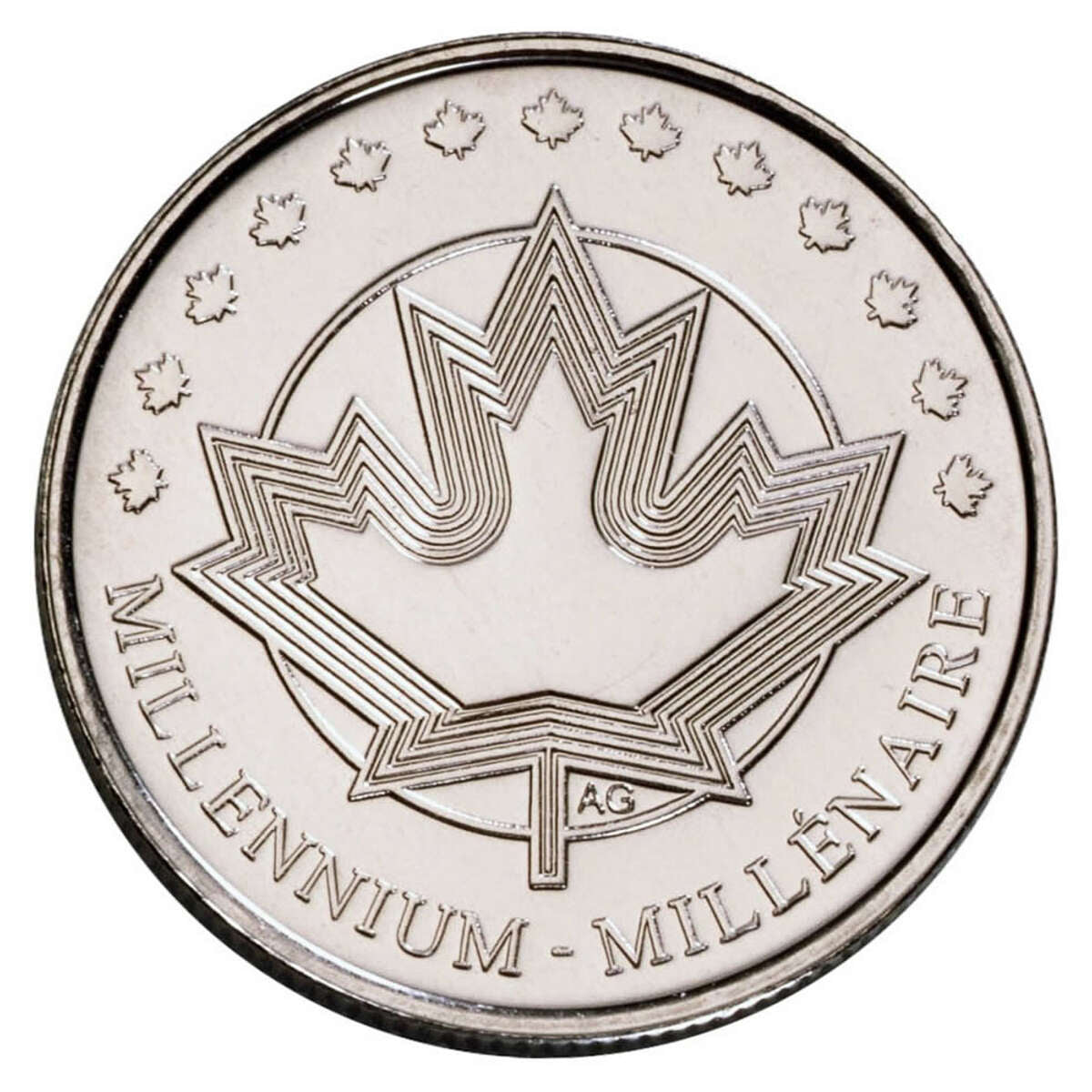 1999 Official RCM Millennium Coinboard and Uncirculated 13-Coin Commemorative Set