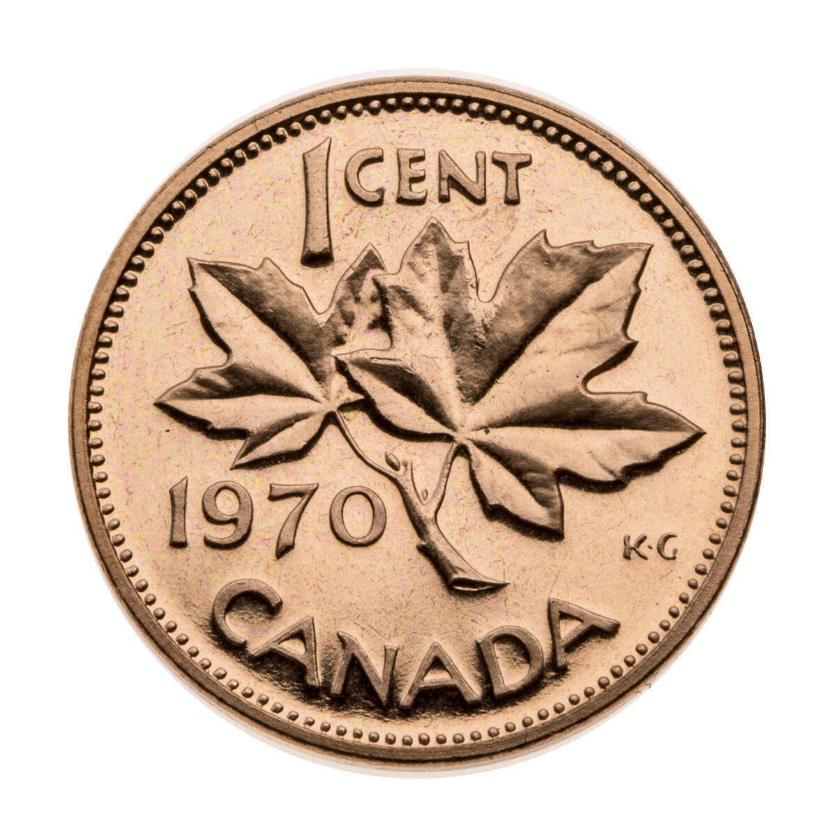 1970 Uncirculated Coin Set in Custom Mahogany Display Case