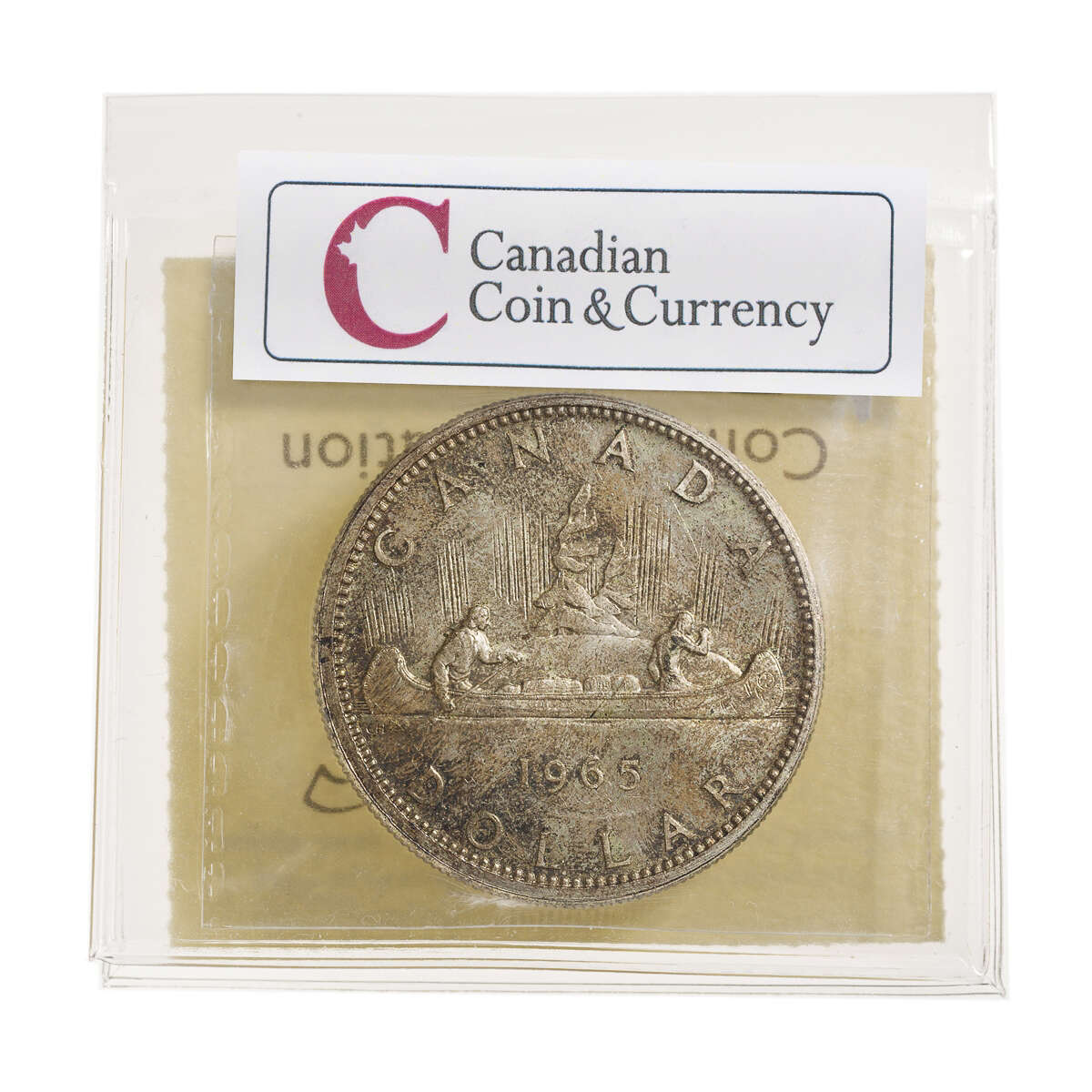 1 Dollar 1965 LgeBds Blt 5 ICCS MS-64