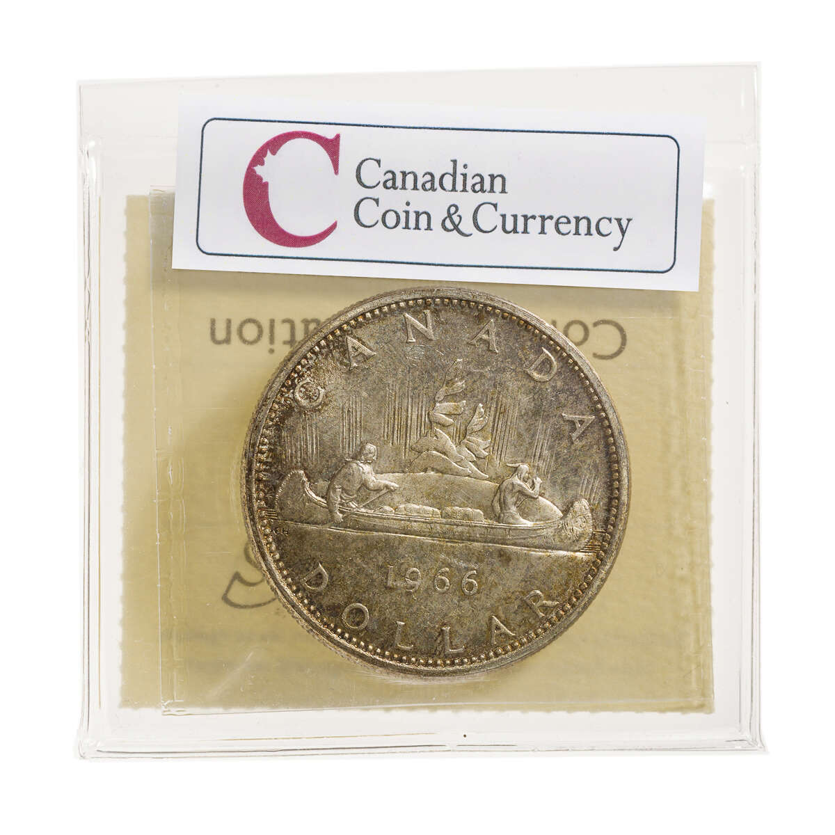 1 Dollar 1966 LgeBds ICCS MS-64