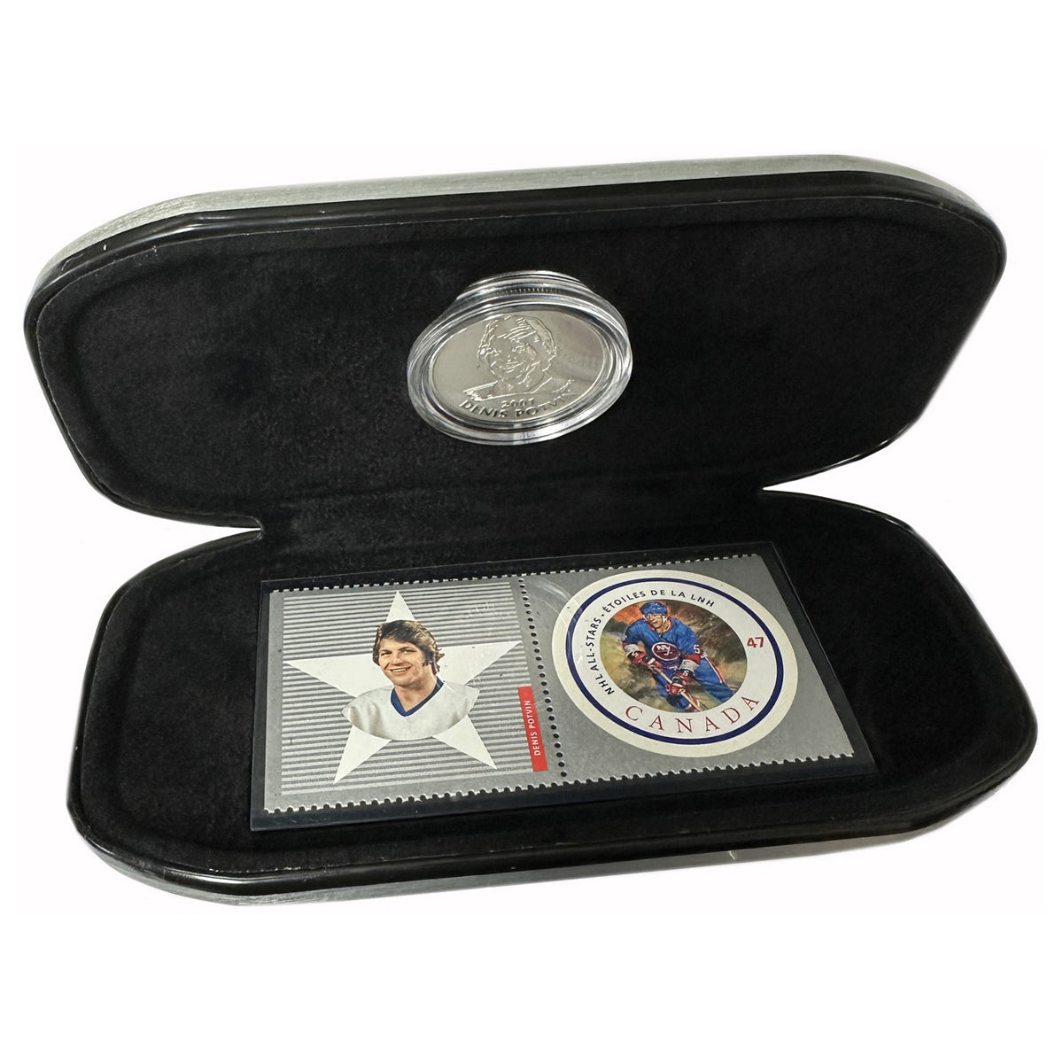 2001 NHL All-Stars Denis Potvin - Stamp and Medallion Set
