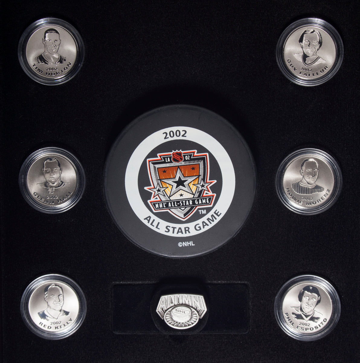 2002 NHL All-Stars Commemorative Stamp and Medallion Set