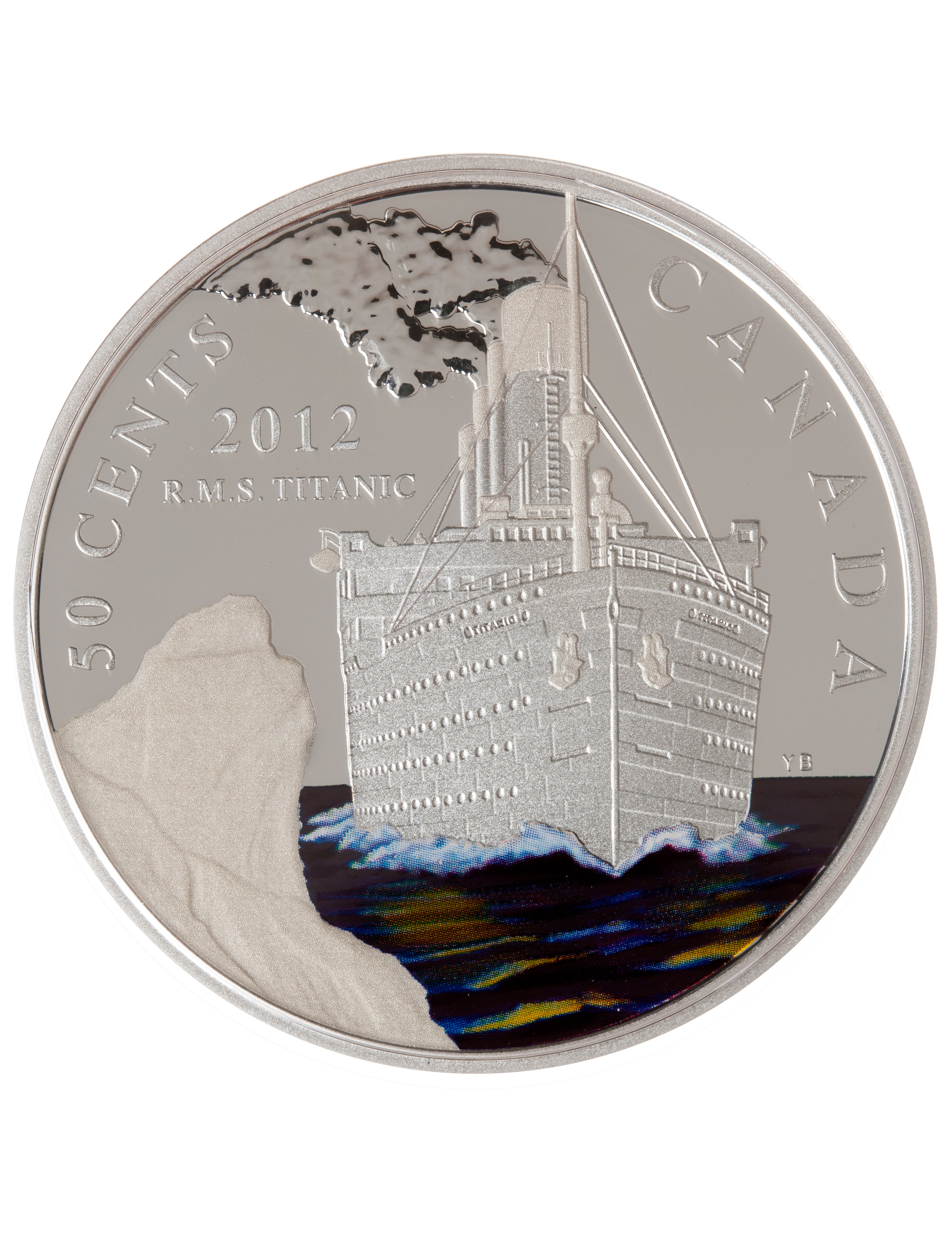 2012 25 Cent & 50 Cent Titanic - Collector's Set