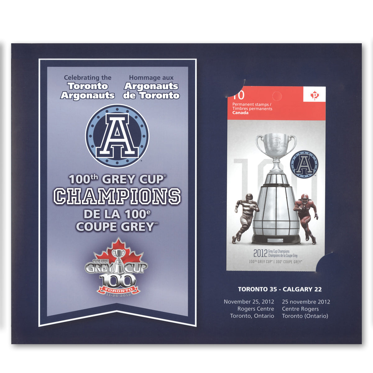 2012 CFL Ultimate Fan Set - Celebrating the Toronto Agronauts