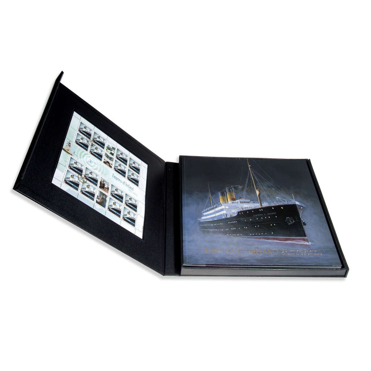 2014 50c Empress of Ireland Coin, Full-Colour Book, Stamp and Postcard Commemorative Set