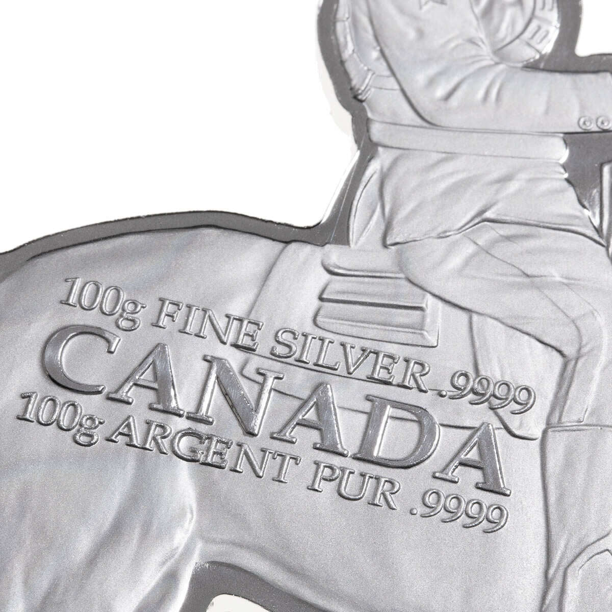 Real Shape Iconic Canada: RCMP - Pure Silver Piece