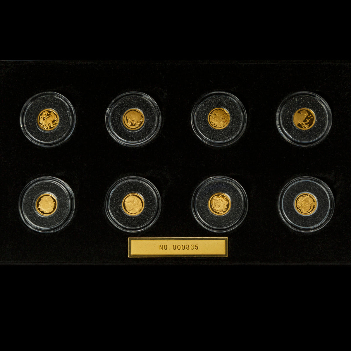 2012 Australian Miniature Money - Pure Gold 8 Coin Proof Set