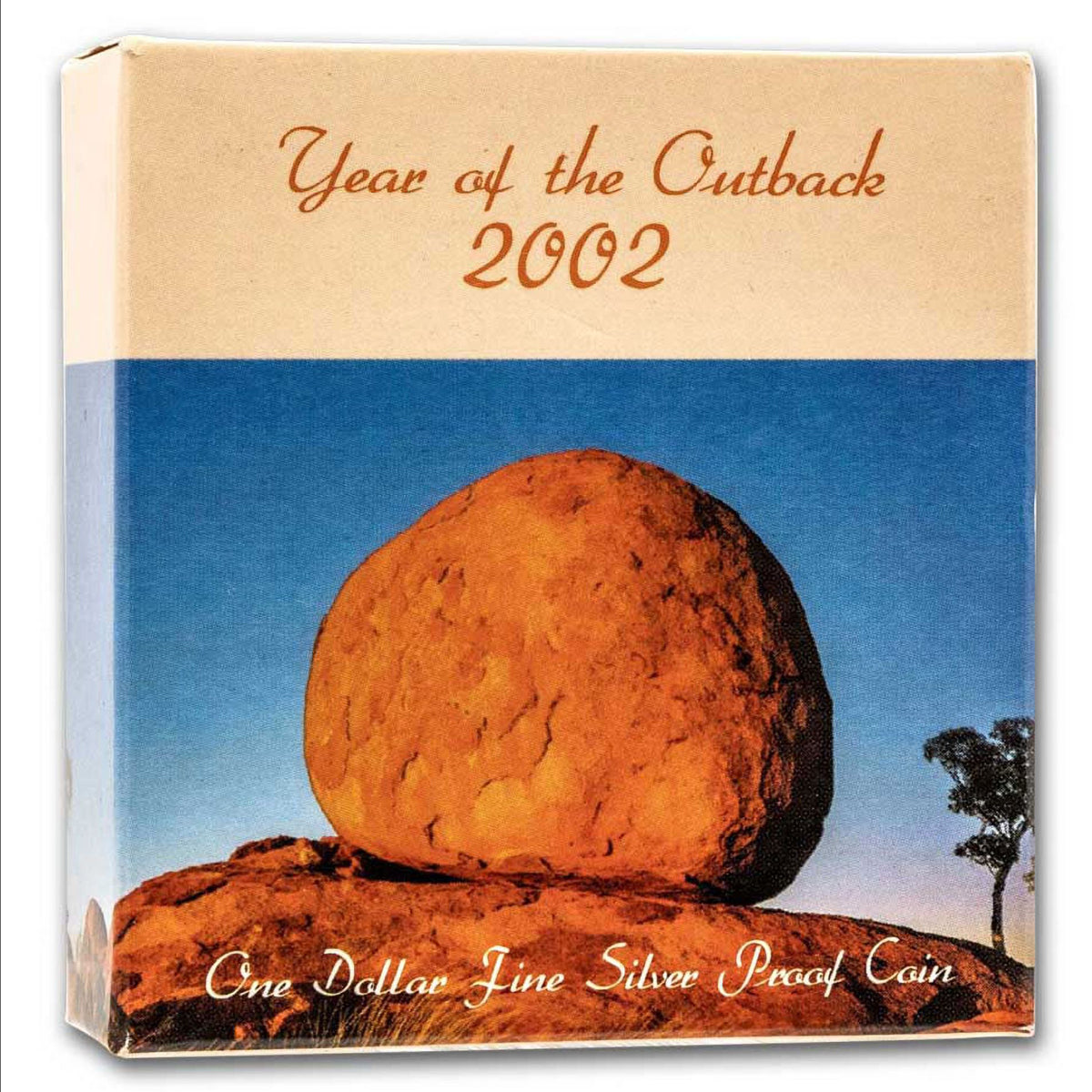 2002 $1 Year of the Outback - Pure Silver Coin