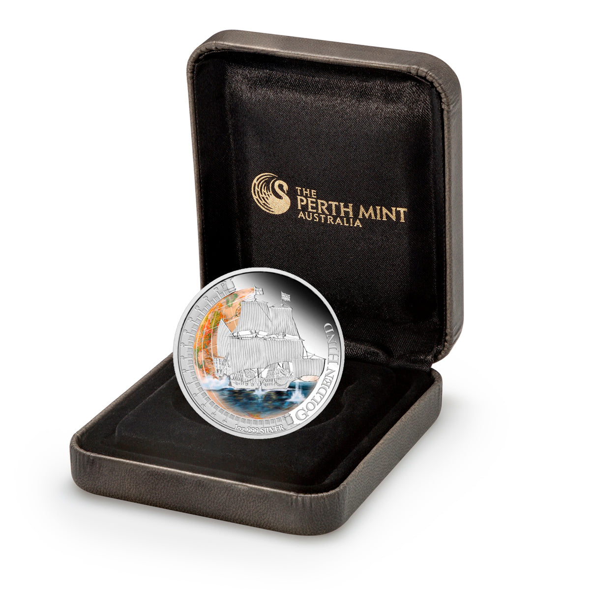 2011 $1 Ships That Changed The World: Golden Hind - Pure Silver Coin