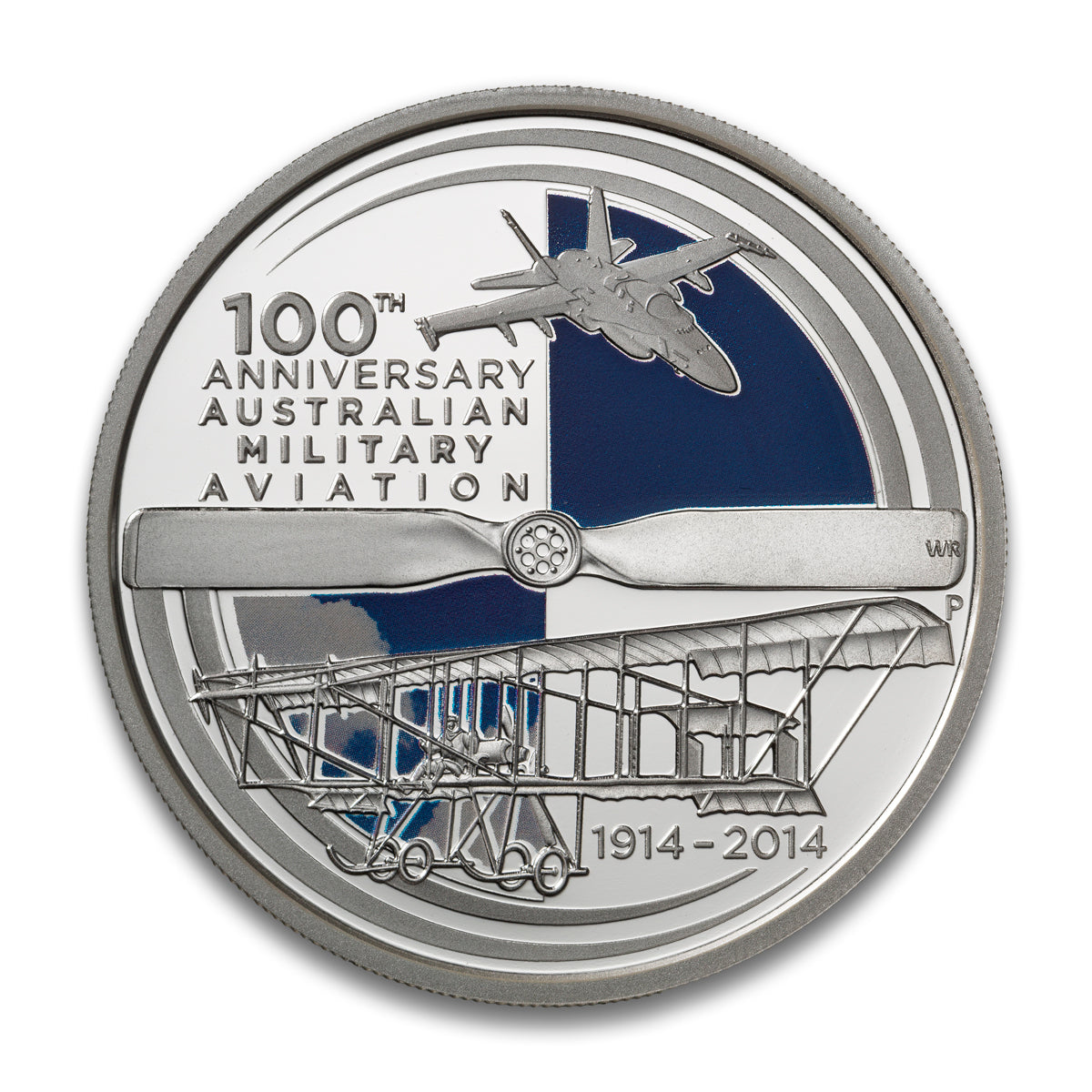 2014 $1 100th Anniversary of Australian Military Aviation - Fine Silve