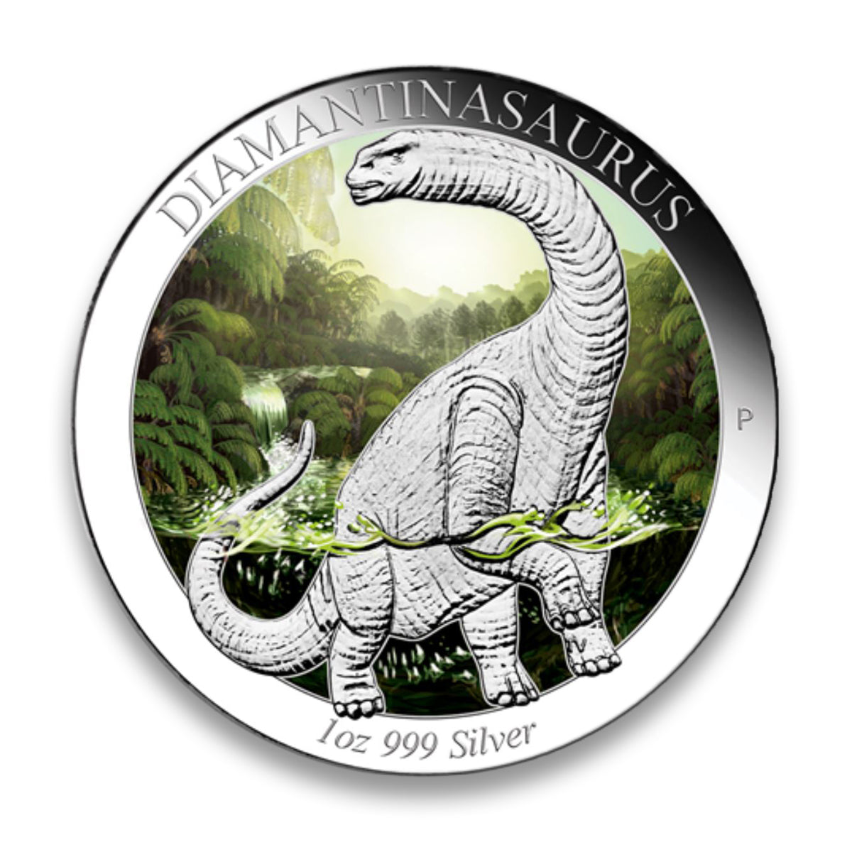 2015 $1 Australia's Age of Dinosaurs: Diamantinasaurus - Pure Silver Coin