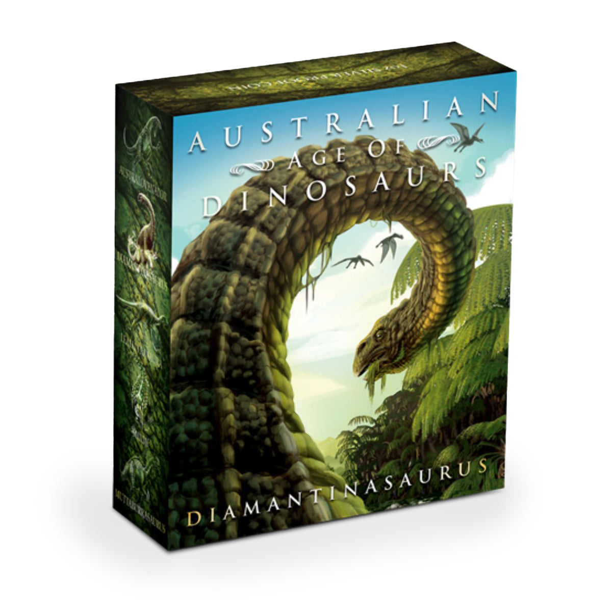 2015 $1 Australian Age of Dinosaurs: Diamantinasaurus - Pure Silver Coin