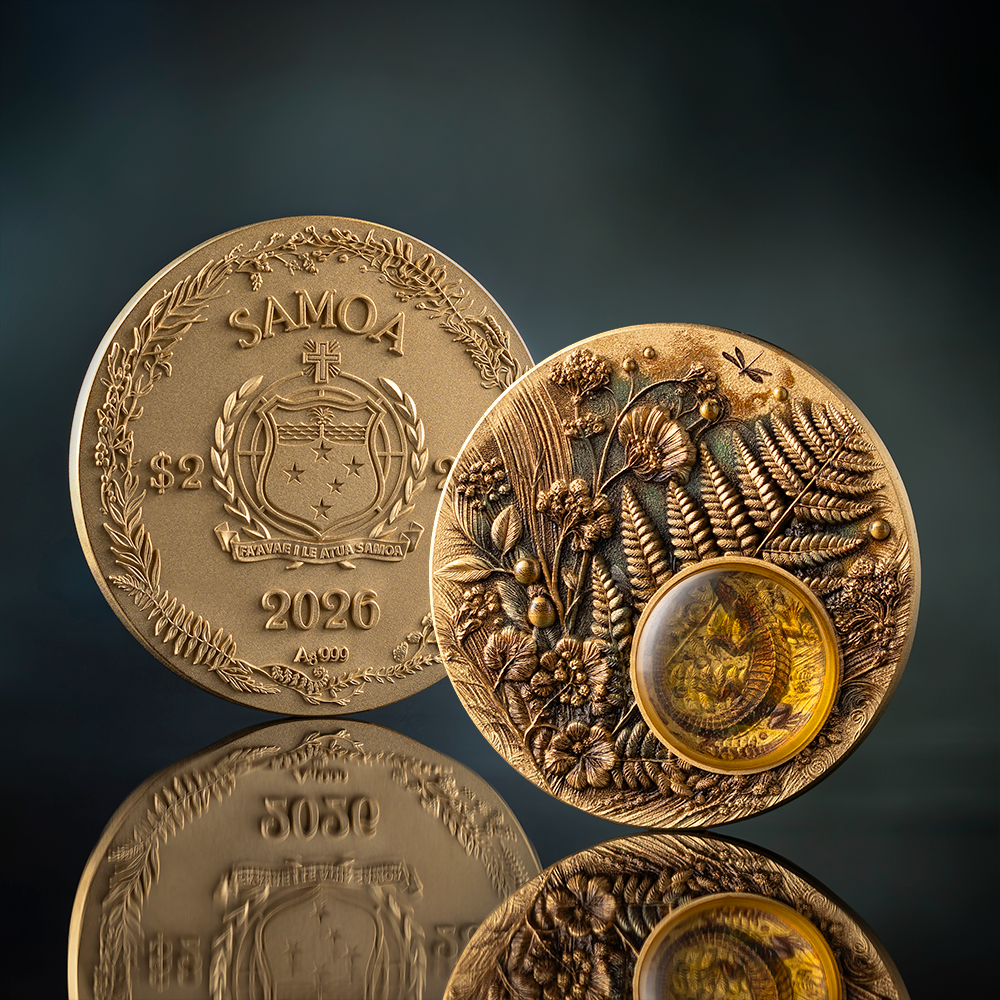 2026 $2 Amber Mirage: Lizard - Pure Silver Coin