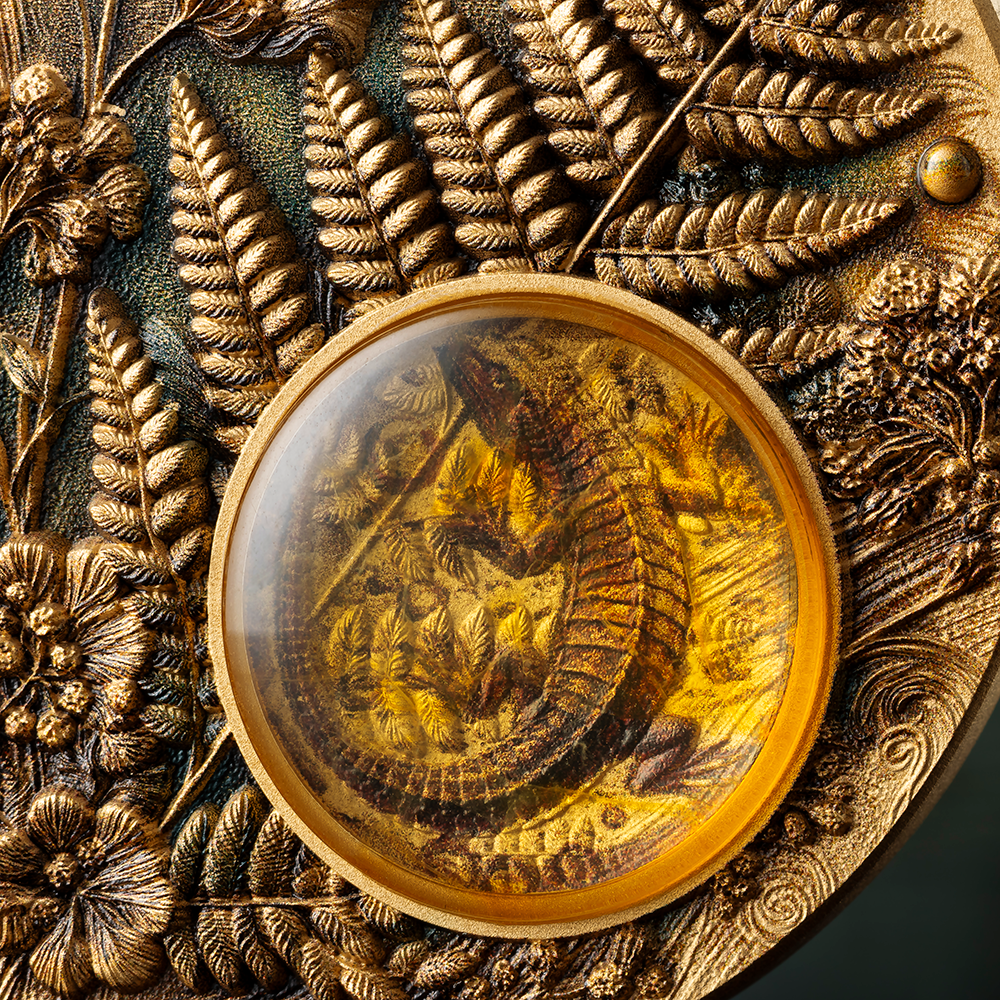 2026 $2 Amber Mirage: Lizard - Pure Silver Coin