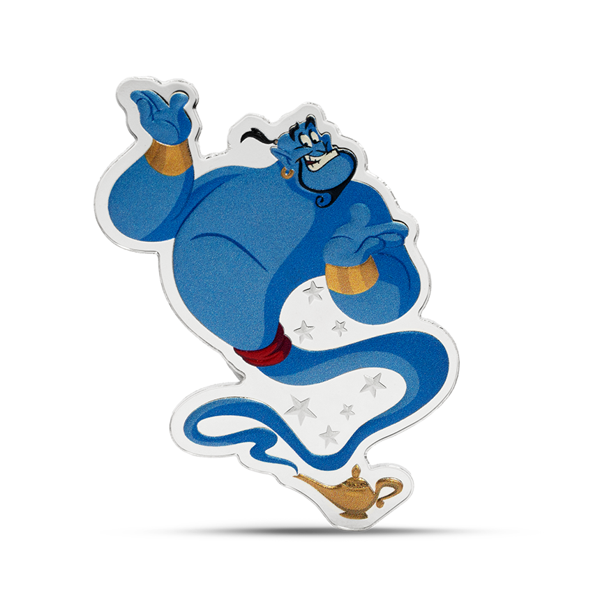 2025 $2 Disney Aladdin: Genie - Pure Silver Coin