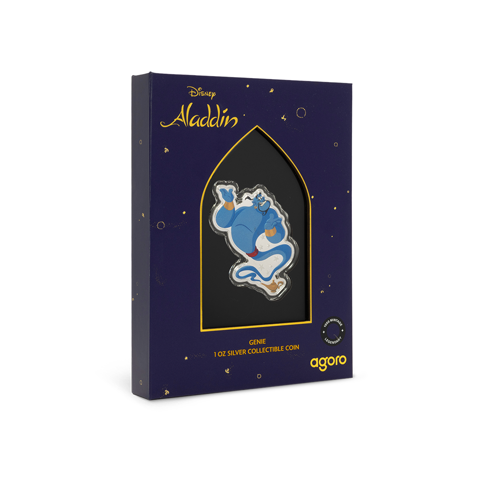 2025 $2 Disney Aladdin: Genie - Pure Silver Coin