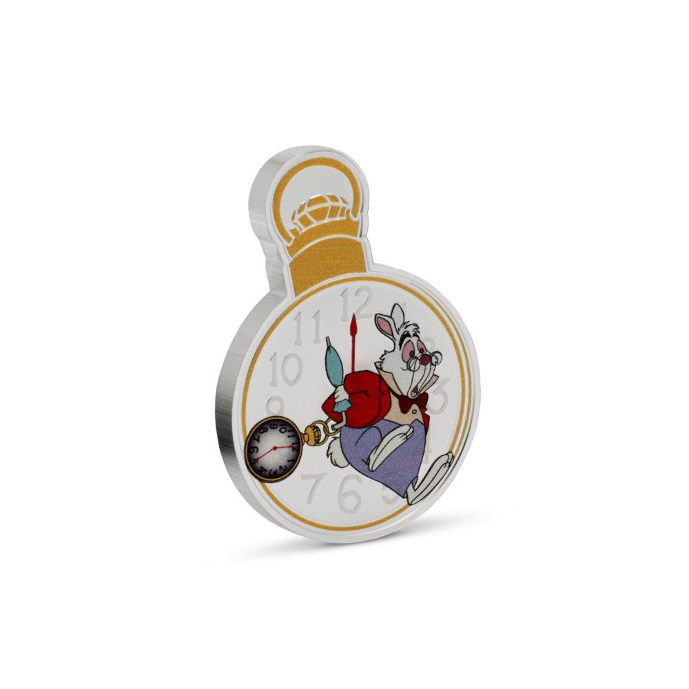 2025 $2 Disney Alice in Wonderland: The White Rabbit - Pure Silver Coin