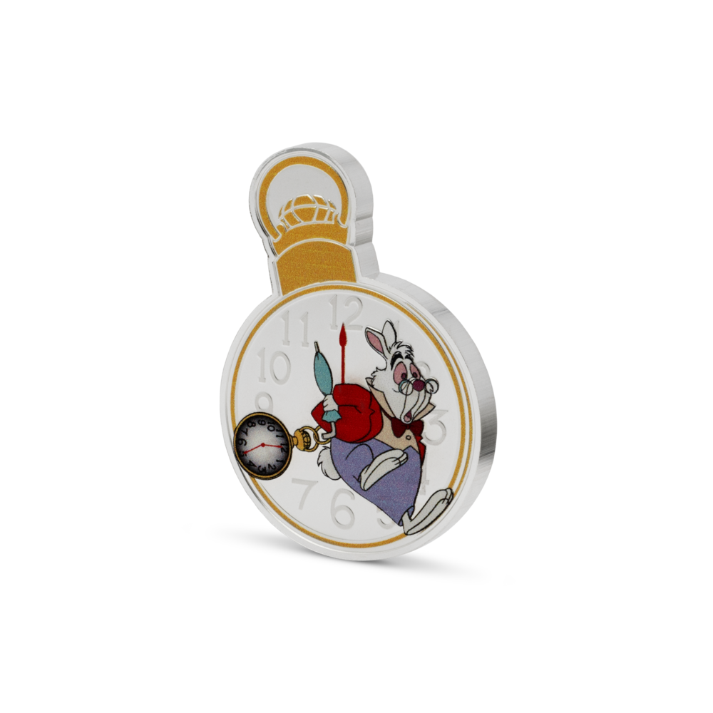 2025 $2 Disney Alice in Wonderland: The White Rabbit - Pure Silver Coin