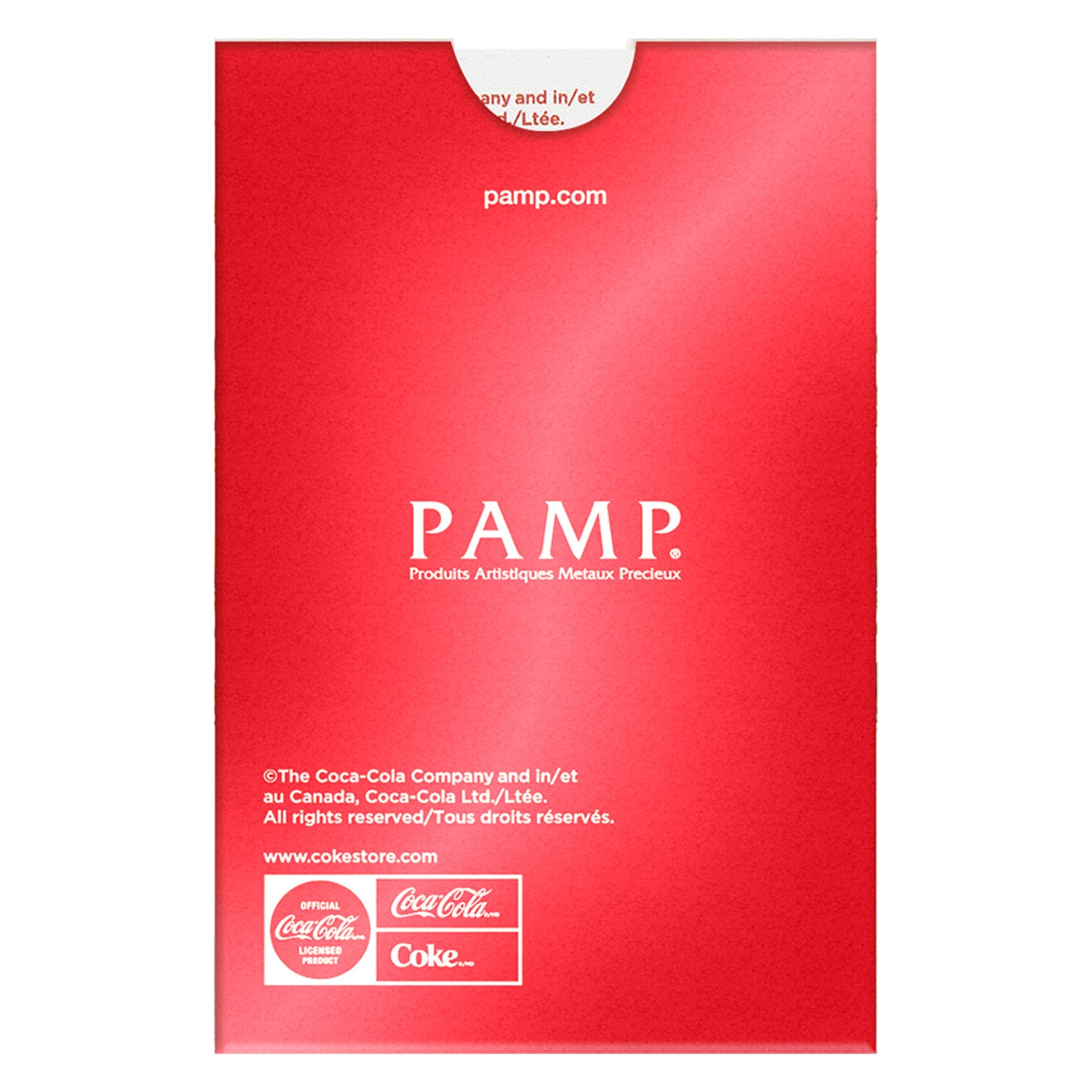 Coca-Cola Valentine's Love 1g Pure Gold Bar