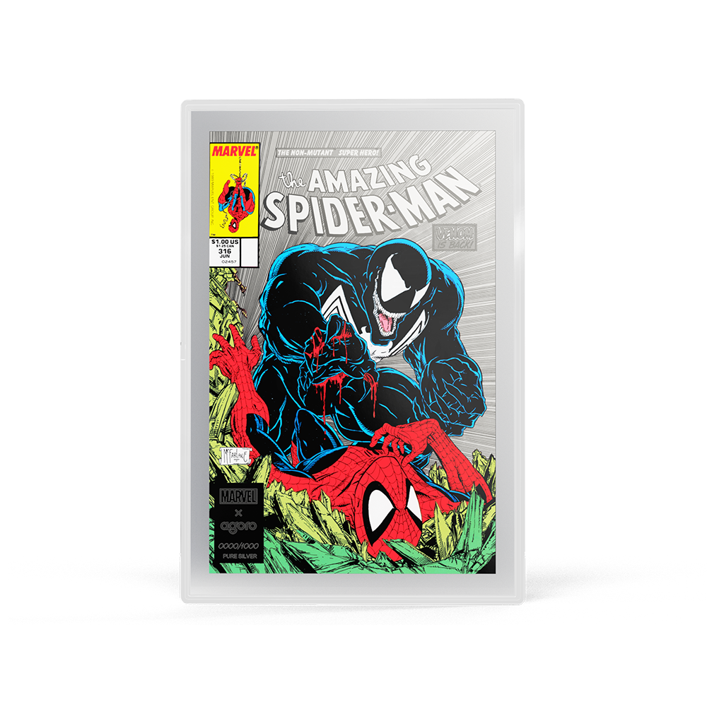 2026 $2 Marvel The Amazing Spiderman #316: Venom Unleashed - Pure Silver Coin