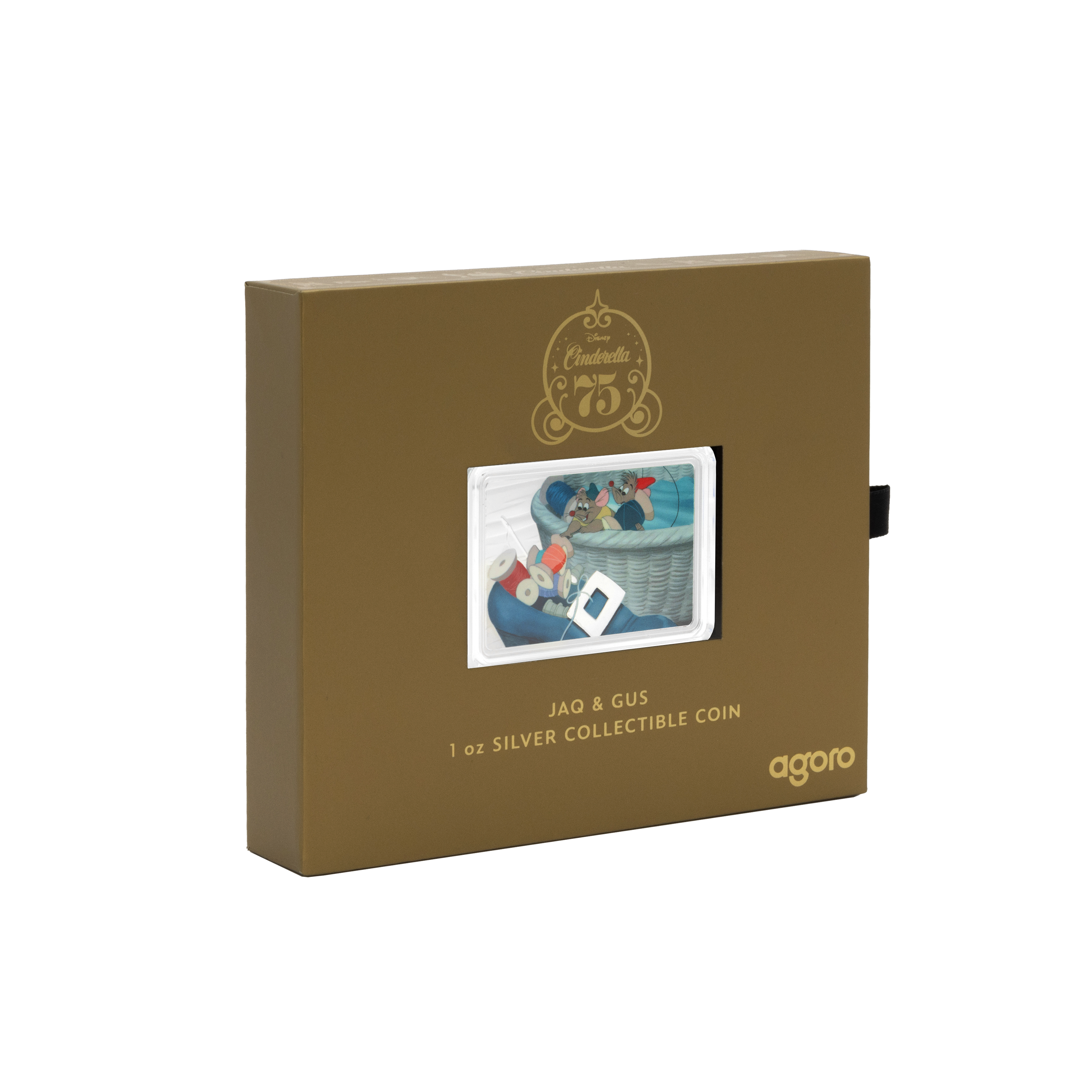 2025 $2 Disney Cinderella 75th Anniversary: Jaq & Gus - Pure Silver Coin
