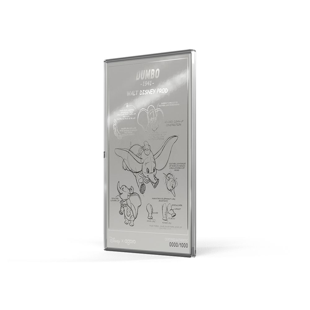 2026 $2 Disney Classics Collection: Dumbo - Pure Silver Foil and Coin