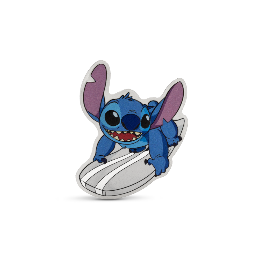 2025 $2 Disney Lilo & Stitch: Surf's Up - Pure Silver Coin