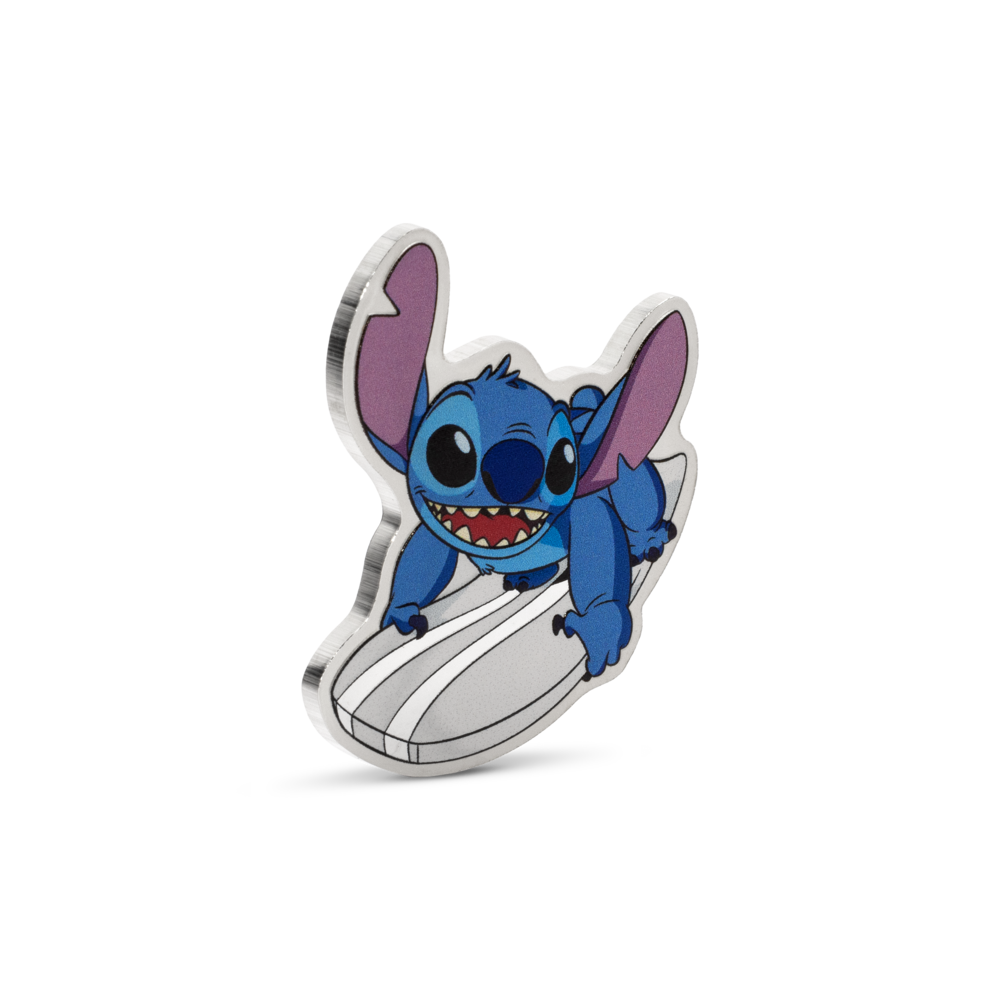 2025 $2 Disney Lilo & Stitch: Surf's Up - Pure Silver Coin