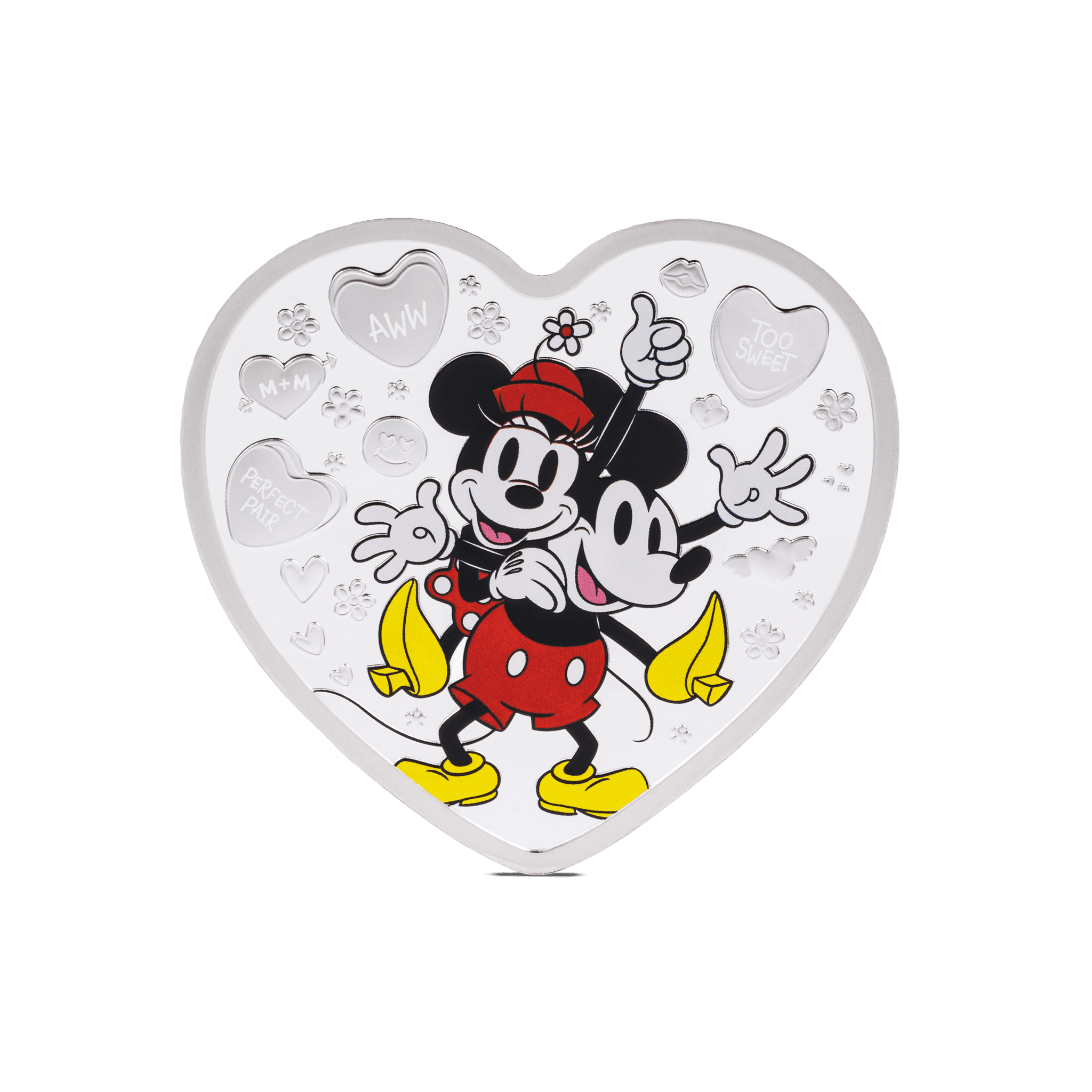 2024 $2 Disney I Love Us: Mickey Mouse & Minnie Mouse - Pure Silver Co 2024 $2 Disney I Love Us: Mickey Mouse & Minnie Mouse - Pure Silver Co