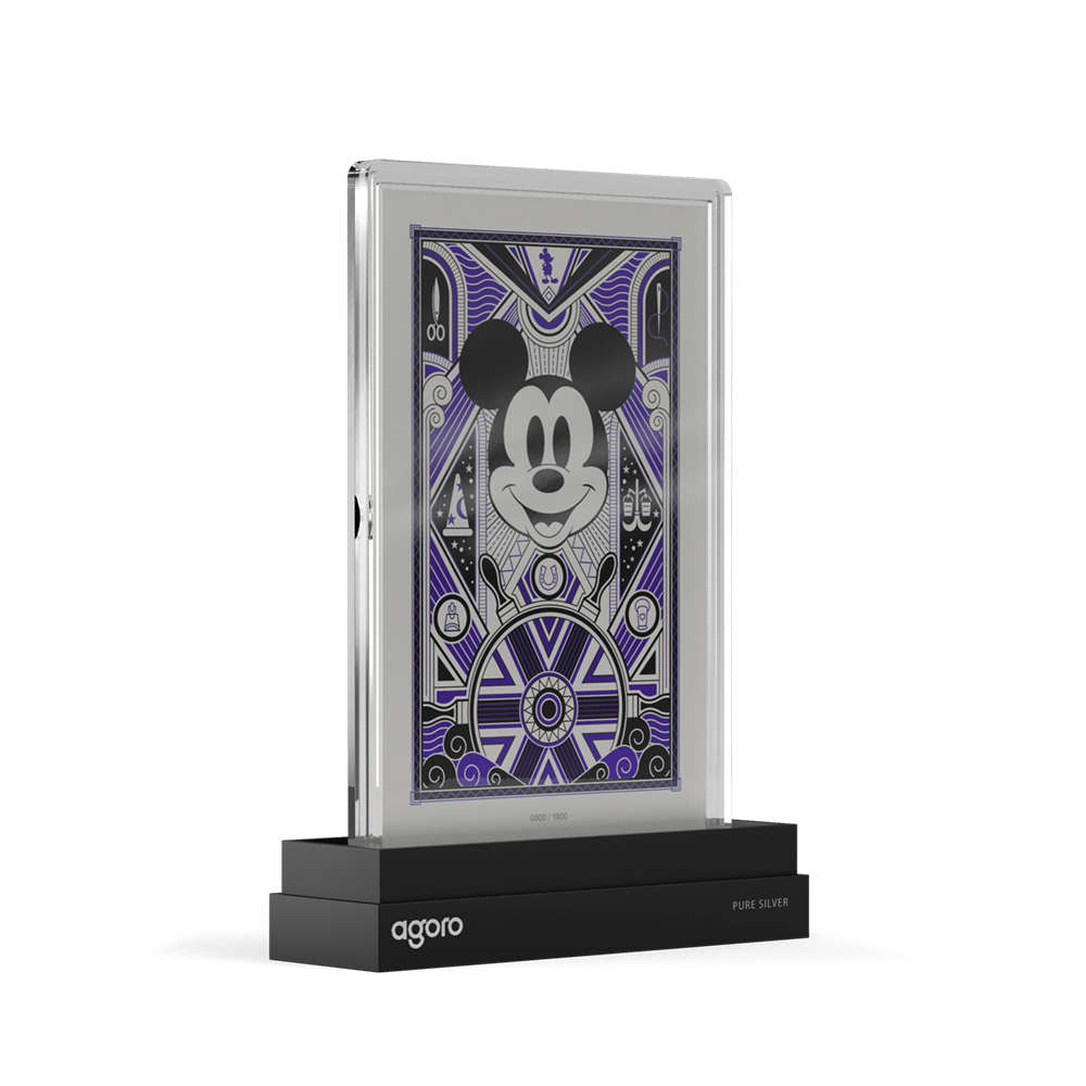 2026 $1 Disney Art Deco Collection: Mickey Mouse - Pure Silver Foil