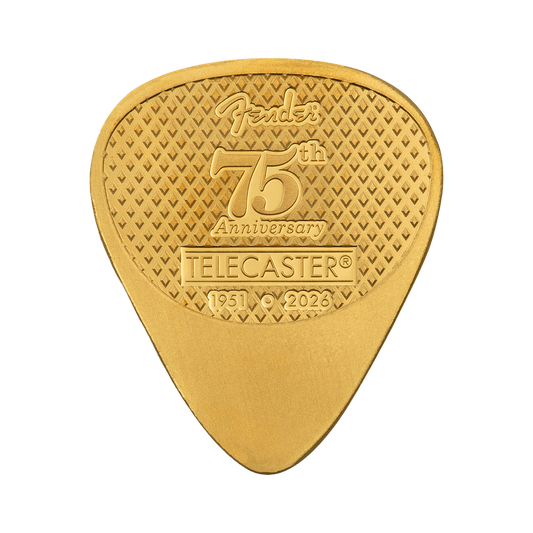 Fender Telecaster 75th Anniversary - 5g Pure Gold Guitar Pick