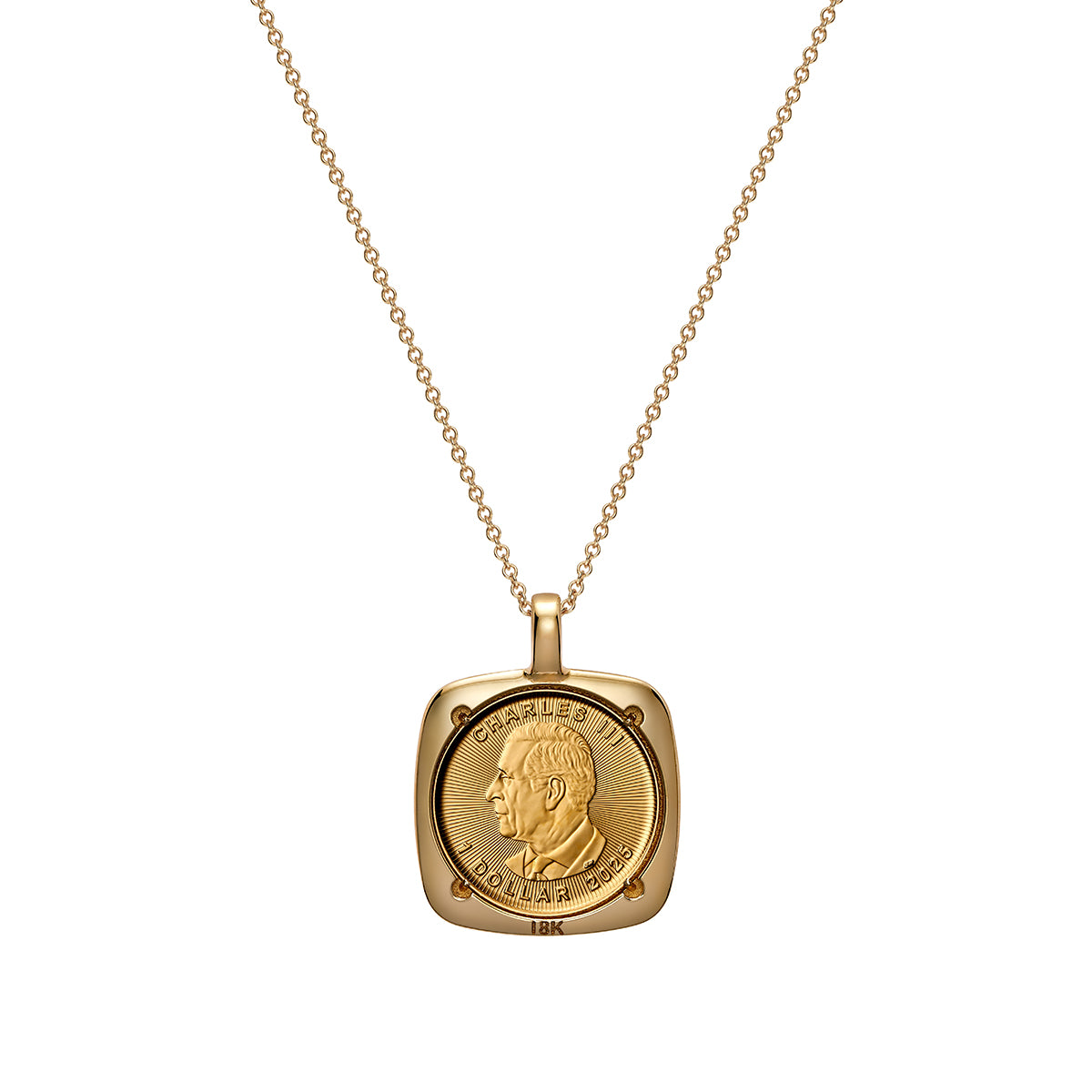 2026 Pure Gold Maple Leaf with 18kt Pendant