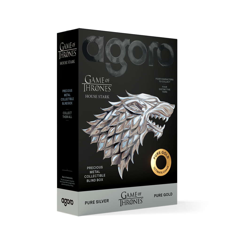 2026 $1 Game of Thrones: House Stark - Pure Silver Coin Blind Box