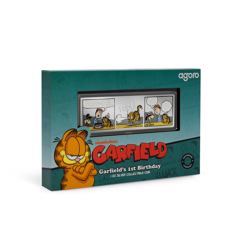 2025 $2 Garfield's First Birthday - Pure Silver Coin
