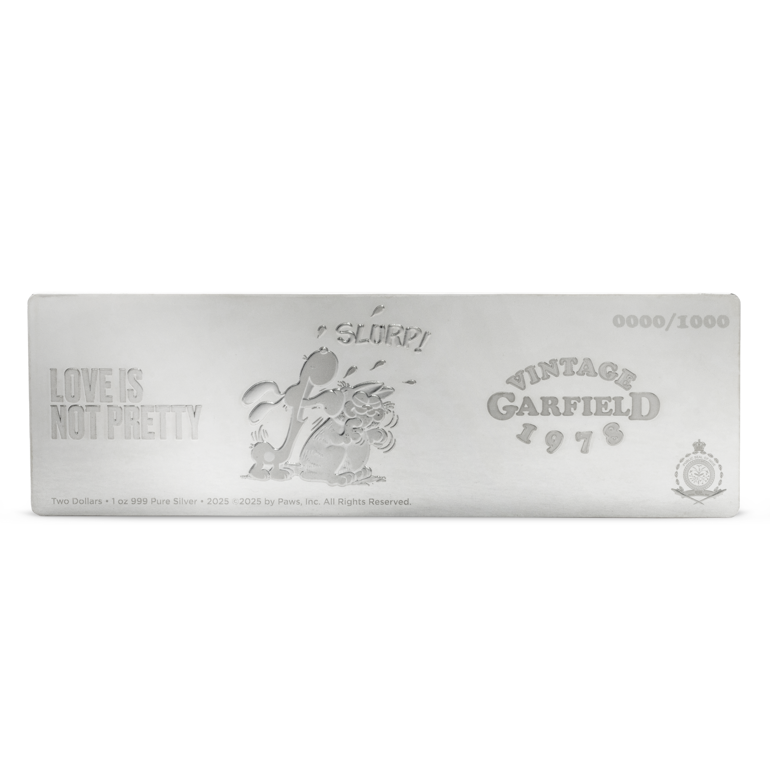 2025 $2 Garfield & Odie - Pure Silver Coin
