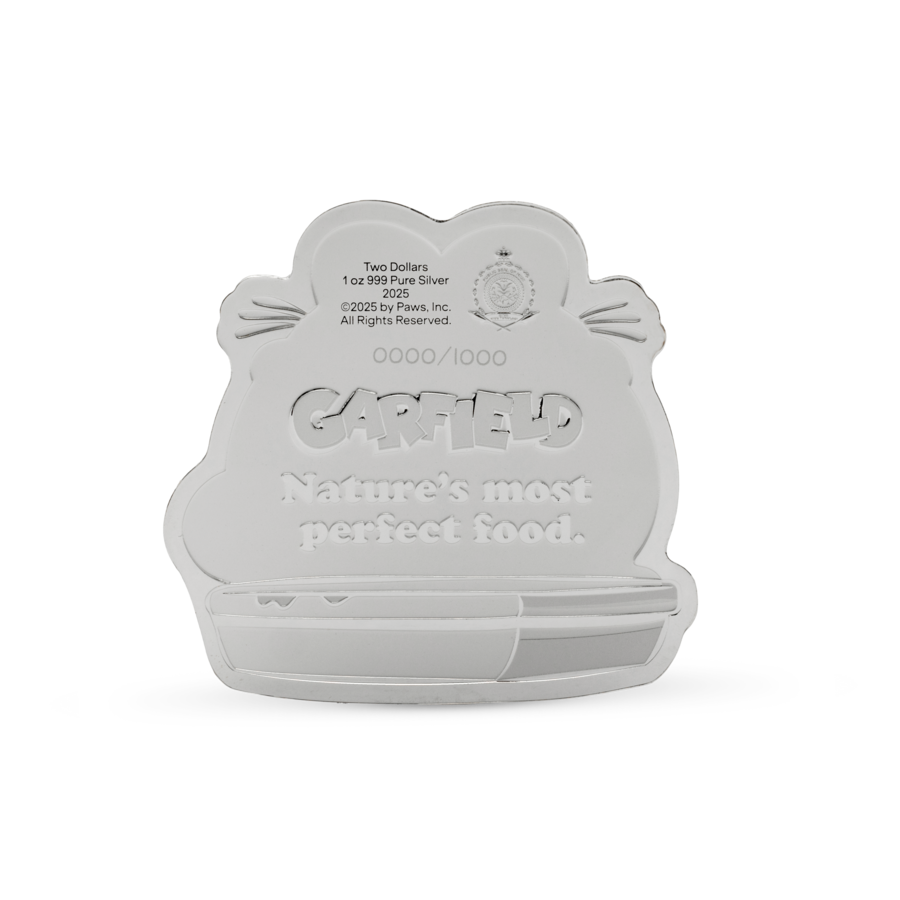 2025 $2 Garfield: Nature's Most Perfect Food - Pure Silver Coin