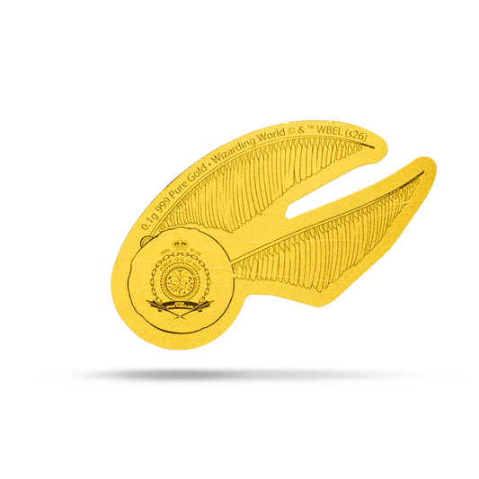 2026 $1 Harry Potter 25 Years of Magic: The Golden Snitch - Pure Gold Coin