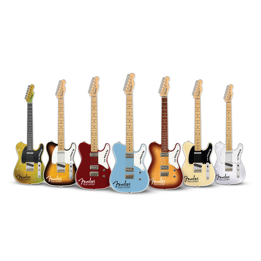 2026 $2 Fender Telecaster 75th Anniversary Mystery Box - Pure Silver Coin