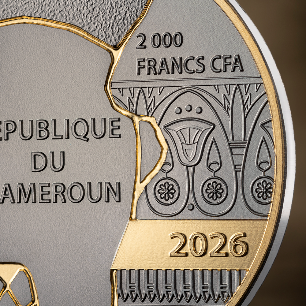 2026 2000 Francs CFA Nefertiti - Pure Silver Coin