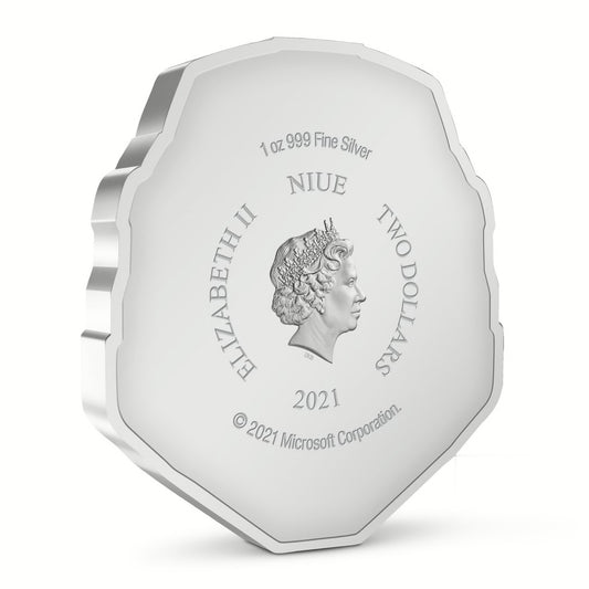 2021 $2 Halo Series: Master Chief Helmet - Pure Silver Coin