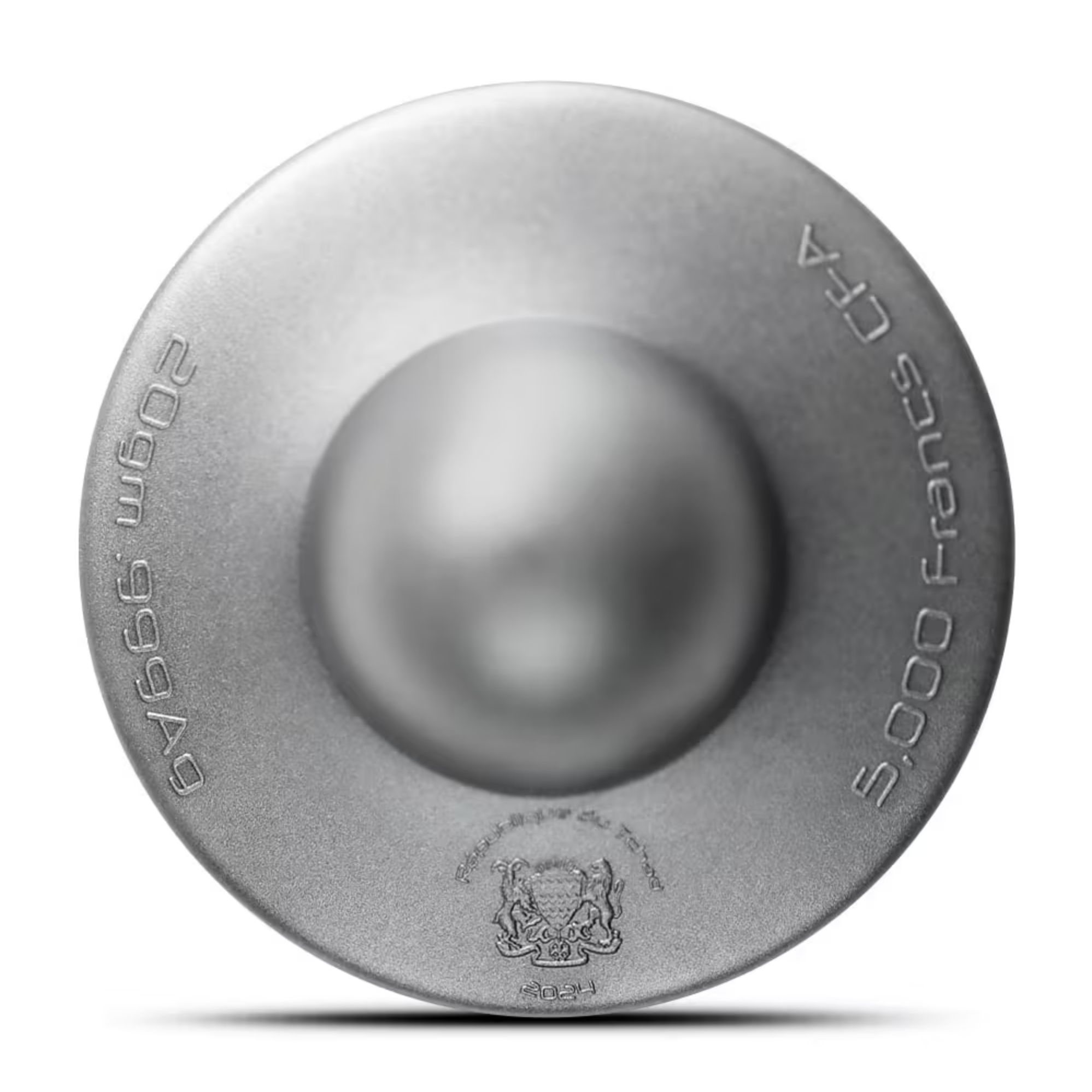 2024 5000 Francs CFA Levitating UFO - Pure Silver Coin
