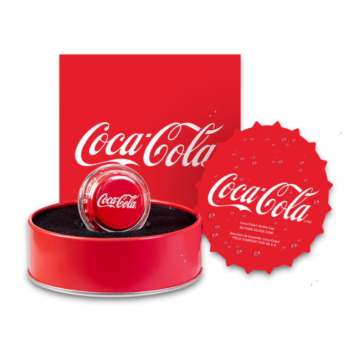 2025 $1 Coca-Cola Bottle Cap - Pure Silver Coin