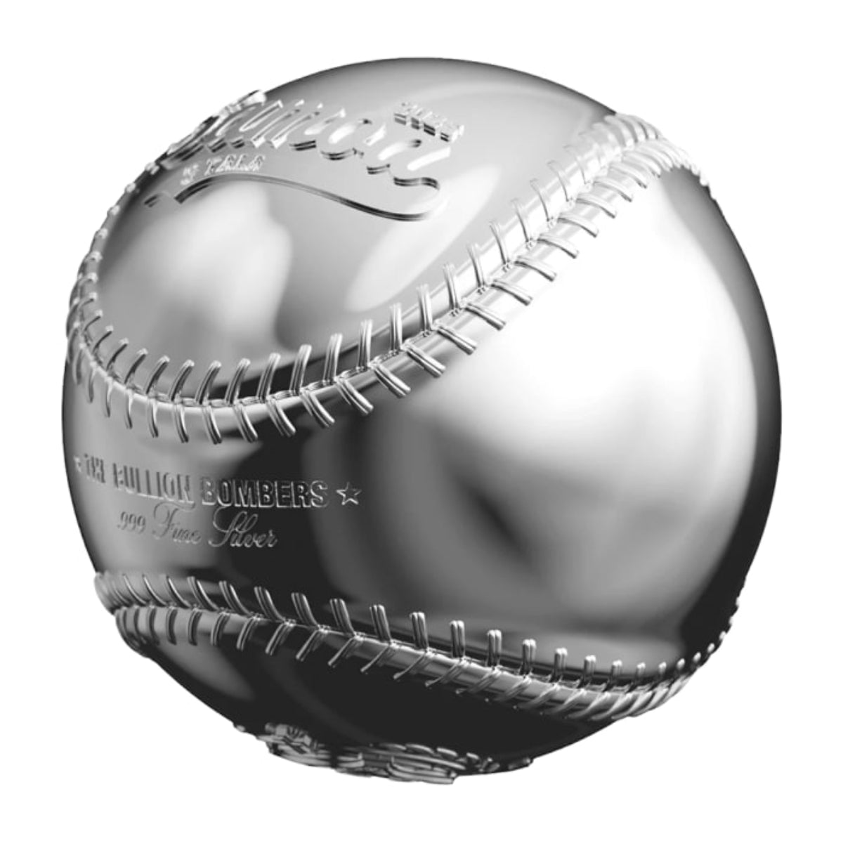 2025 5 Tala 3D Baseball – Pure Silver Coin