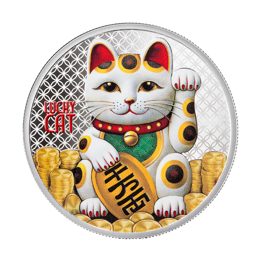 2026 $1 Maneki Neko Lucky - Pure Silver Coin