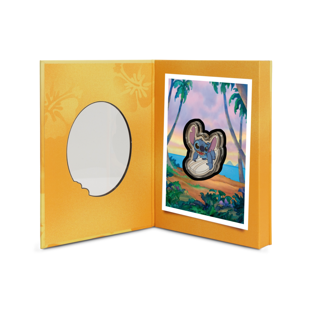 2025 $2 Disney Lilo & Stitch: Surf's Up - Pure Silver Coin