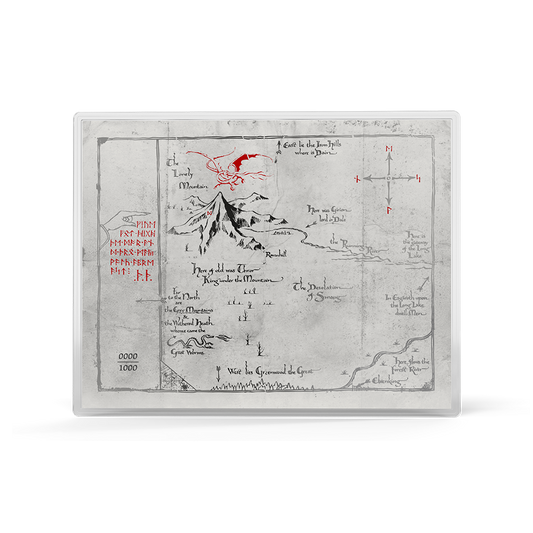 2026 $2 The Hobbit: Thorin's Map and Key - Pure Silver Coin and Foil Set
