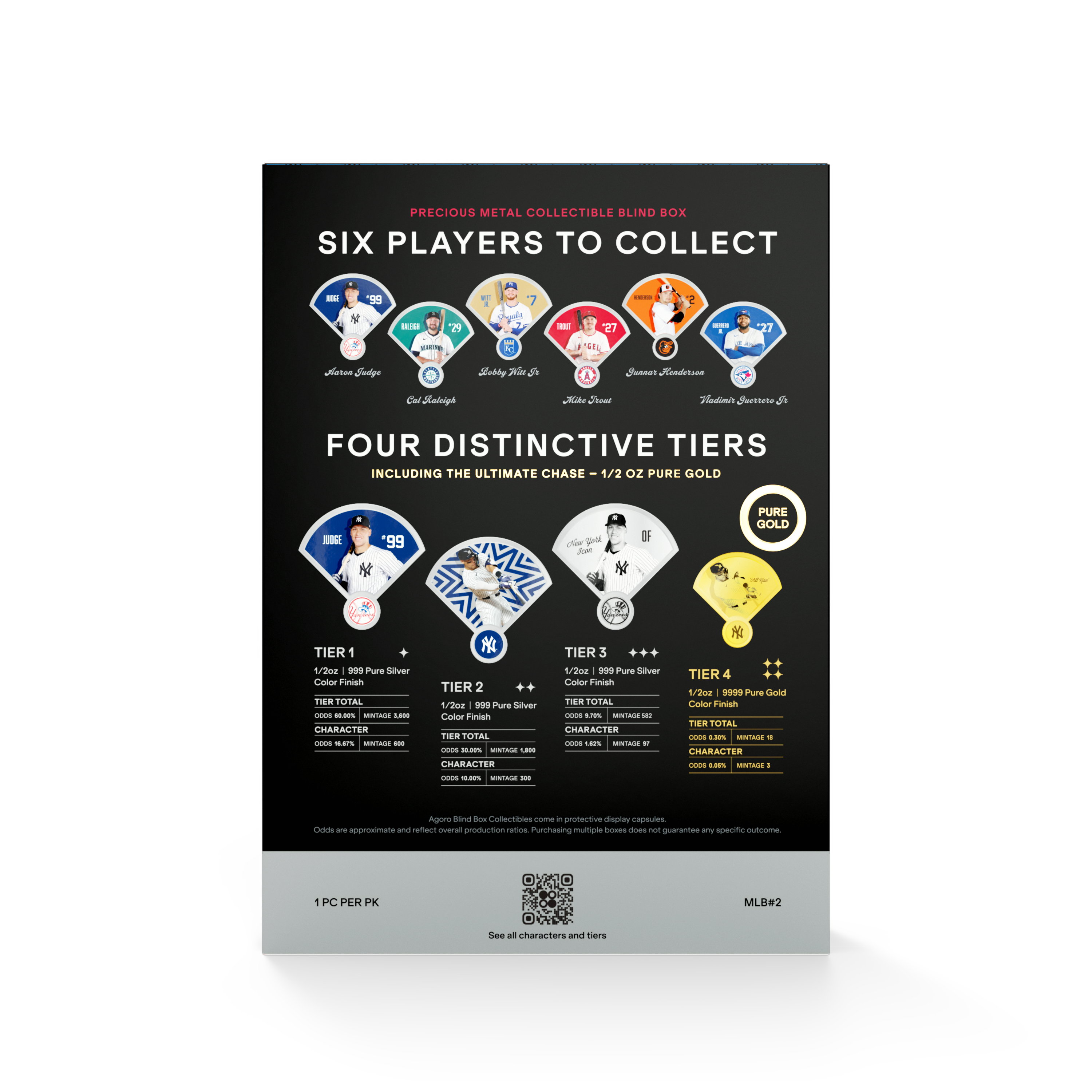 2026 $1 Major League Baseball: American League - Pure Silver Blind Box