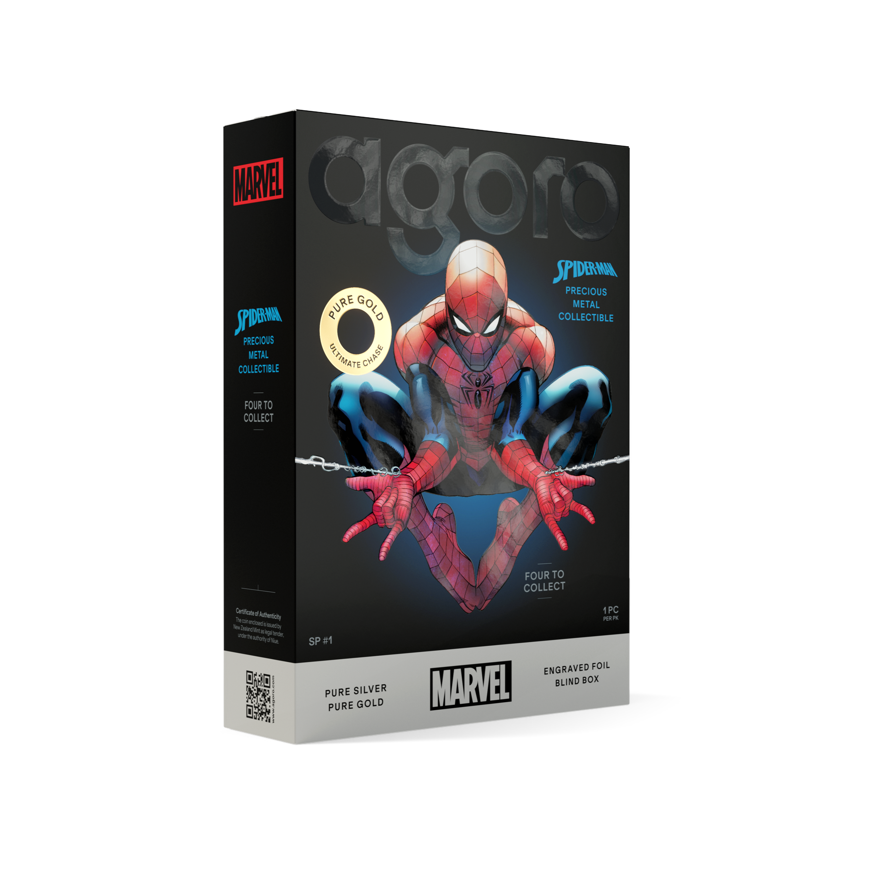 2025 $1 Marvel Spiderman - Pure Silver Foil Blind Box