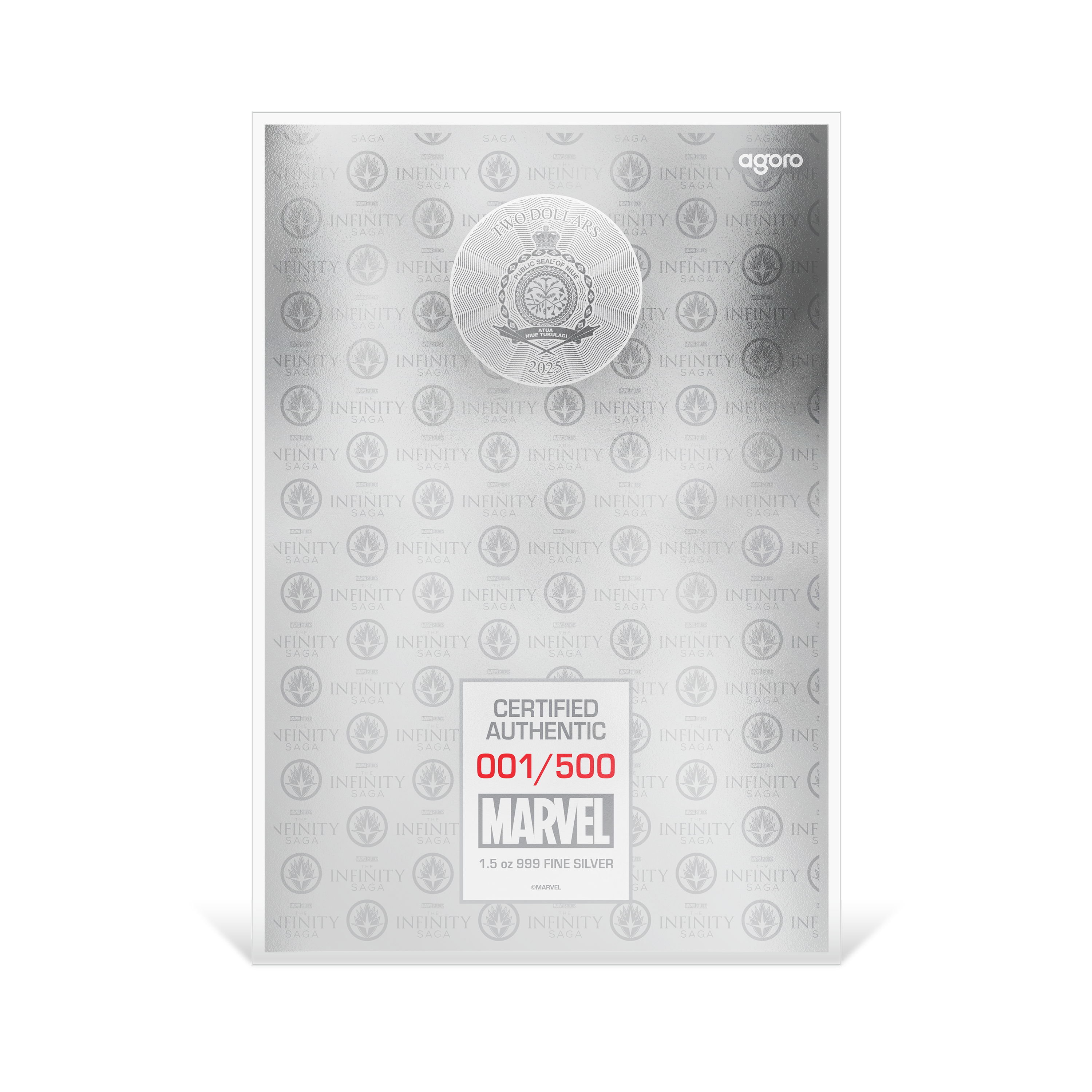 2025 $2 Marvel Infinity Saga Guardians of the Galaxy - Pure Silver Foil