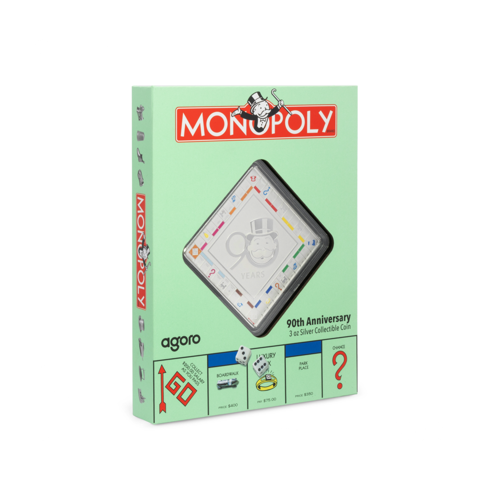 2025 $5 Monopoly 90th Anniversary - Pure Silver Coin